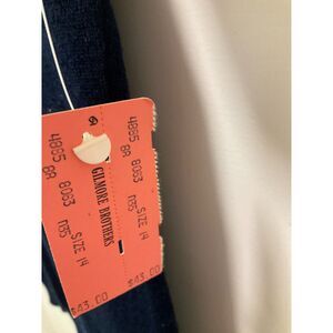 Vntg Dalton wool sweater, mock turtle, never worn Size 14 Navy blue